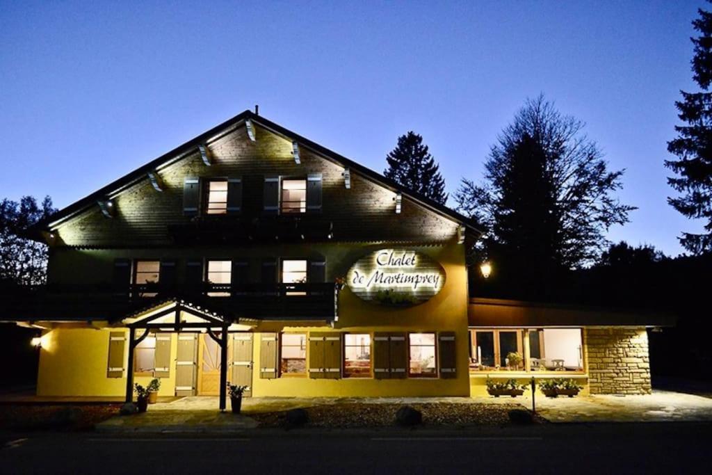 Le Petit Loup, Appartement Neuf Avec Jardin Gerbépal Exterior foto